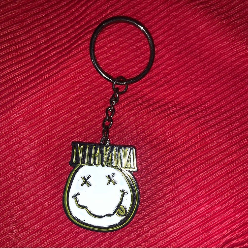 Nirvana logo keychain